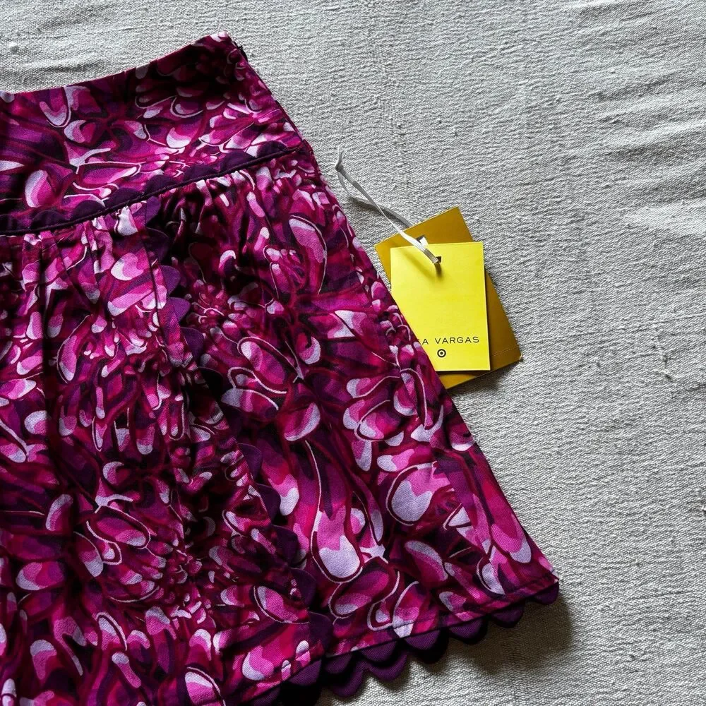 Kika Vargas Floral Print Skirt